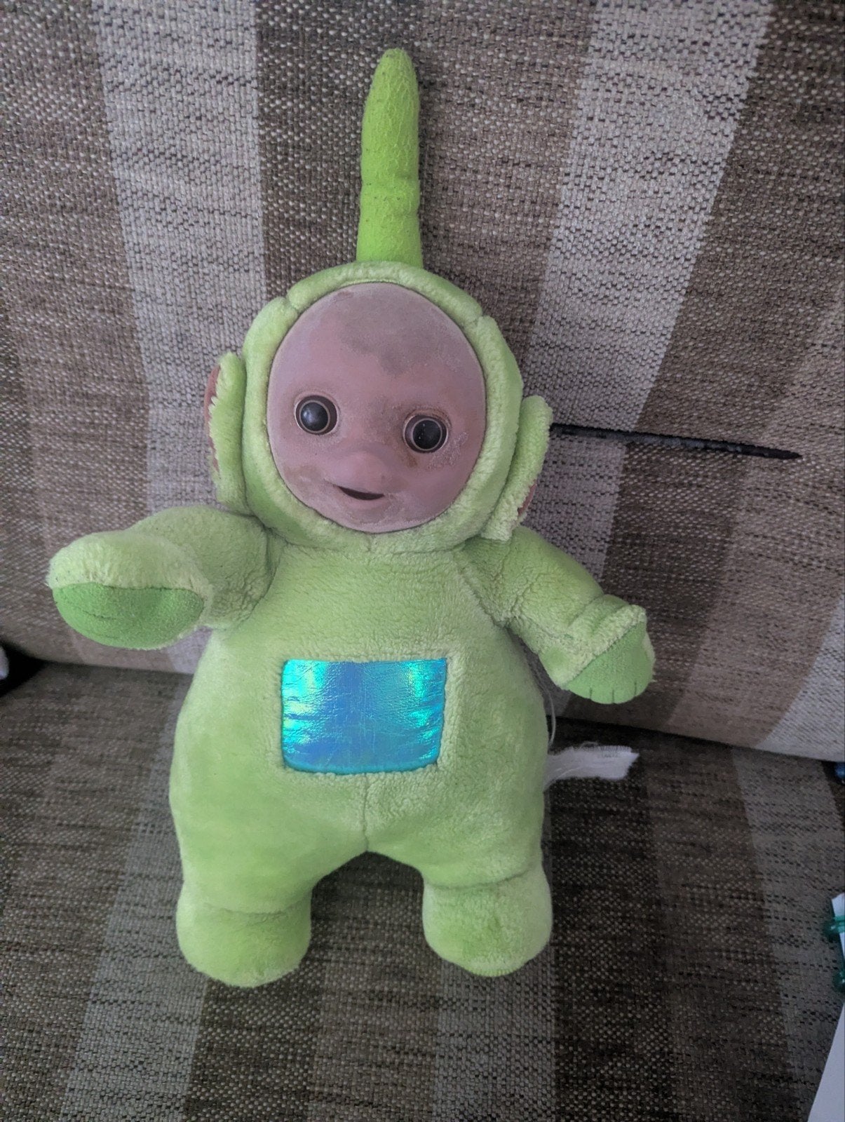 Teletubbies knuffel - Groene Dipsy - Gewassen, Overige merken, Overige karakters, Overige typen, Ophalen of Verzenden