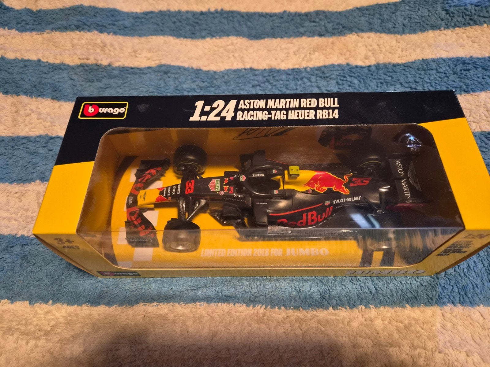 Max Verstappen Red Bull Racing RB14 schaalmodel 1:24, Ophalen of Verzenden, Nieuw, Auto, Overige merken