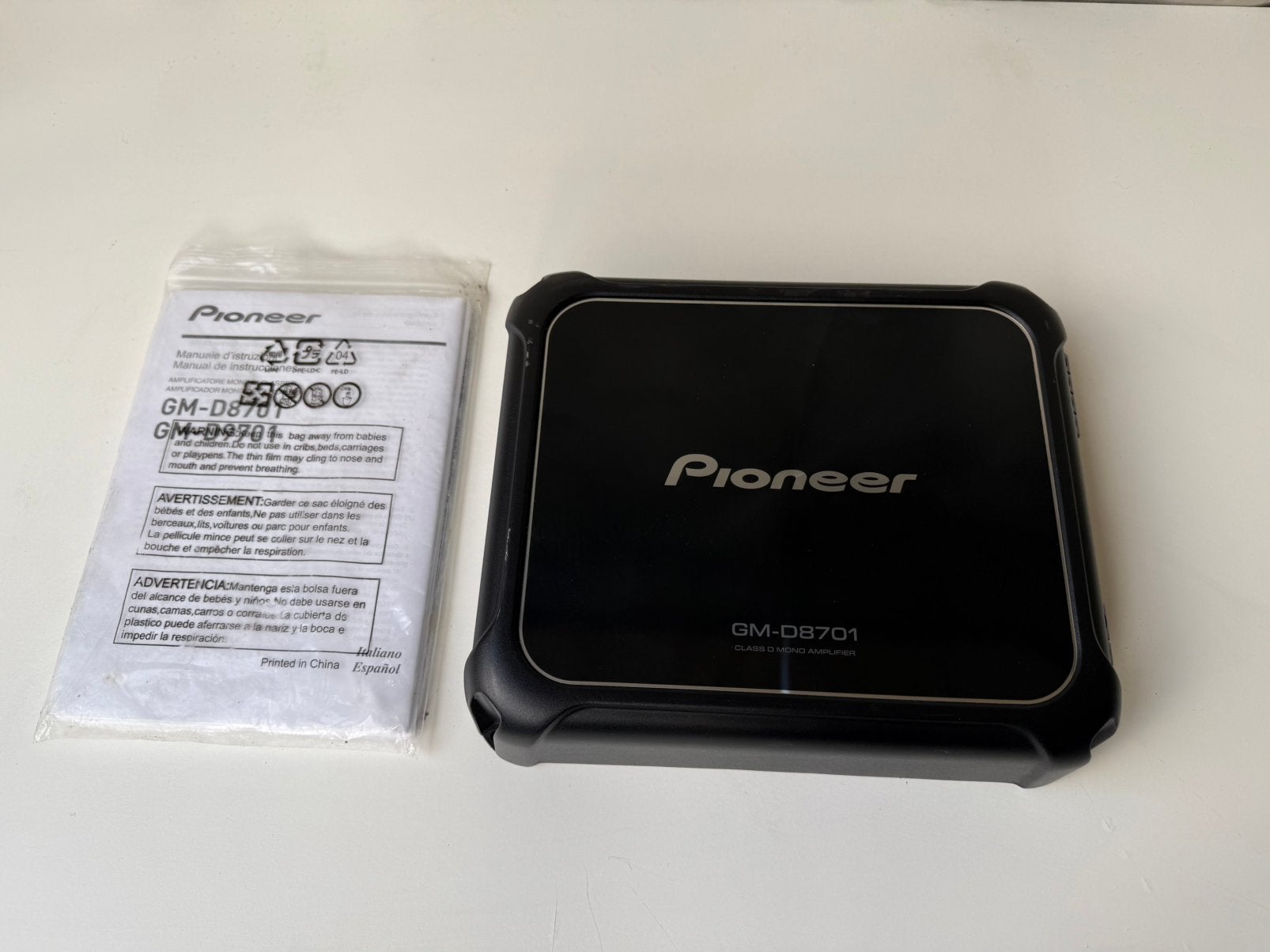 Pioneer GM-D8701 Mono versterker Klasse D 1600 Watt, Ophalen of Verzenden, Nieuw, 120 watt of meer, Pioneer