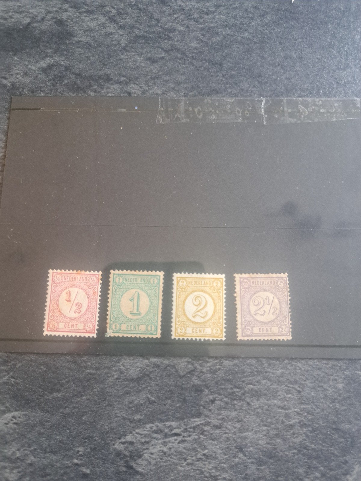 Nederland nvph 30/33 adv 1, Postzegels en Munten, Postzegels | Nederland, Ophalen of Verzenden