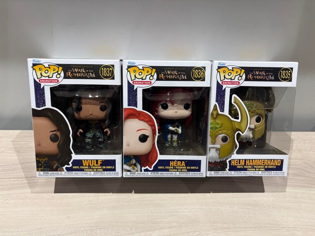 Funko Pop! LOTR War of the Rohirrim Helm Héra Wulf 1835 1837, Funko Europe, Ophalen of Verzenden, Zo goed als nieuw, 4th floor, 1 Queen Caroline St, London W6 9YN, Verenigd Koninkrijk
