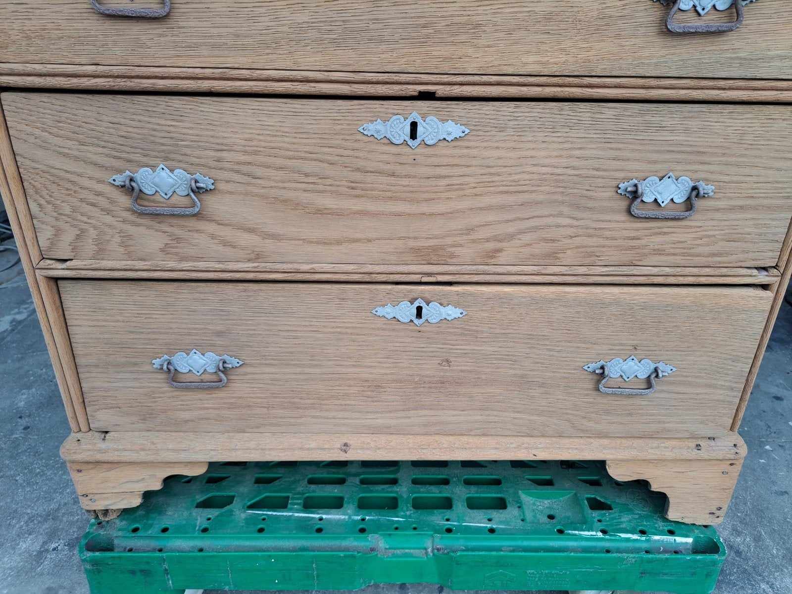 eikenhouten ladekast, R.kooij65@gmail.com, Gebruikt, Christiaen Huygensstraat, Minder dan 100 cm