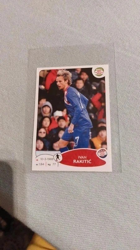 Panini/Sticker/Ivan Rakitic/Kroatië/Road to Brasil 2014, Verzenden, Nieuw, Buitenlandse clubs, Poster, Plaatje of Sticker