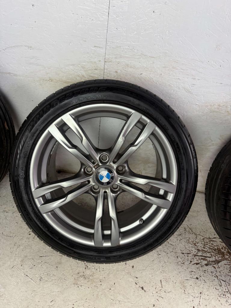 Originele BMW 3 4-Serie velgen 18" 5x120 Style 441M zomerset, Niet ingevuld, 18 inch, Gebruikt, 255 mm