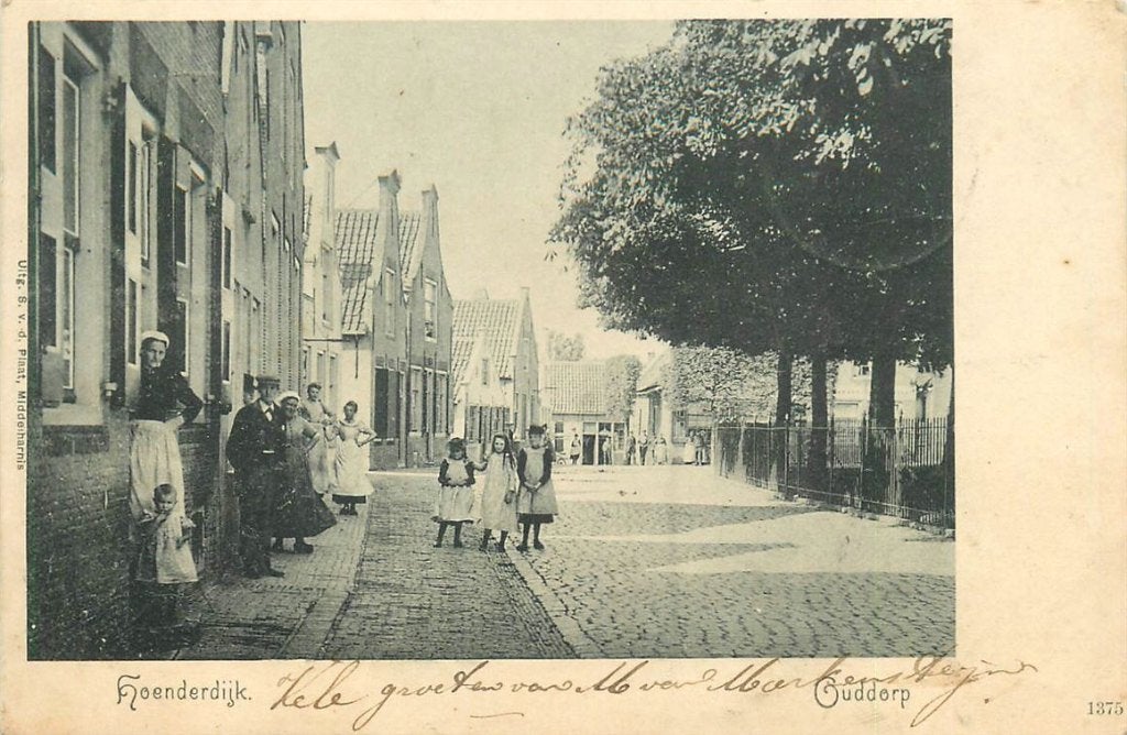 701-125-033 Ouddorp Hoenderdijk, Verzenden, Voor 1920, Zuid-Holland