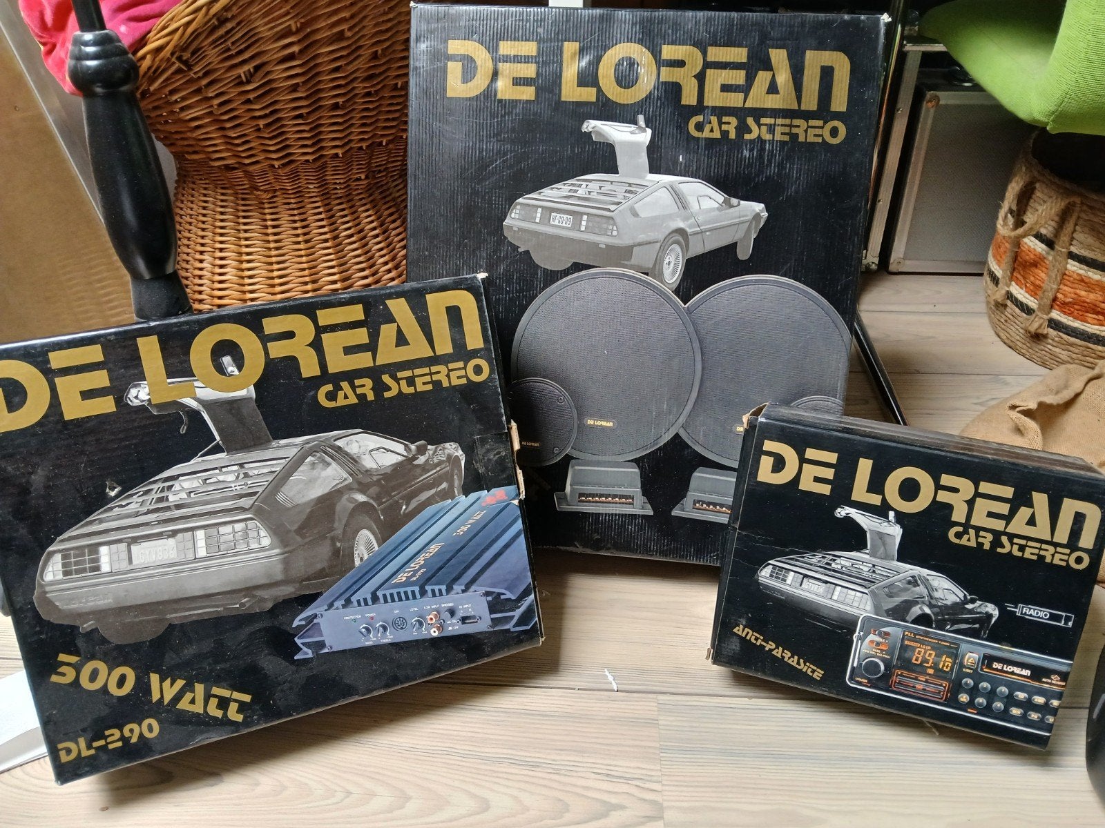 Originele De Lorean car stereo complete set, Ophalen of Verzenden
