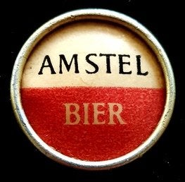 Amstel Bier broche, Verzamelen, Verzenden, Zo goed als nieuw, Merk, Speldje of Pin