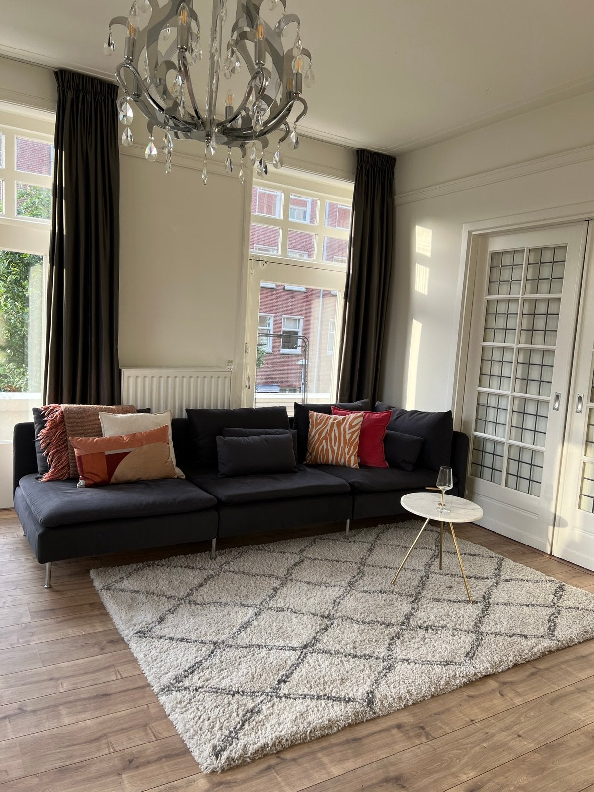 Söderhamn bank IKEA, 4 zits, Ophalen, Zo goed als nieuw, Minder dan 10 m², Tapijt