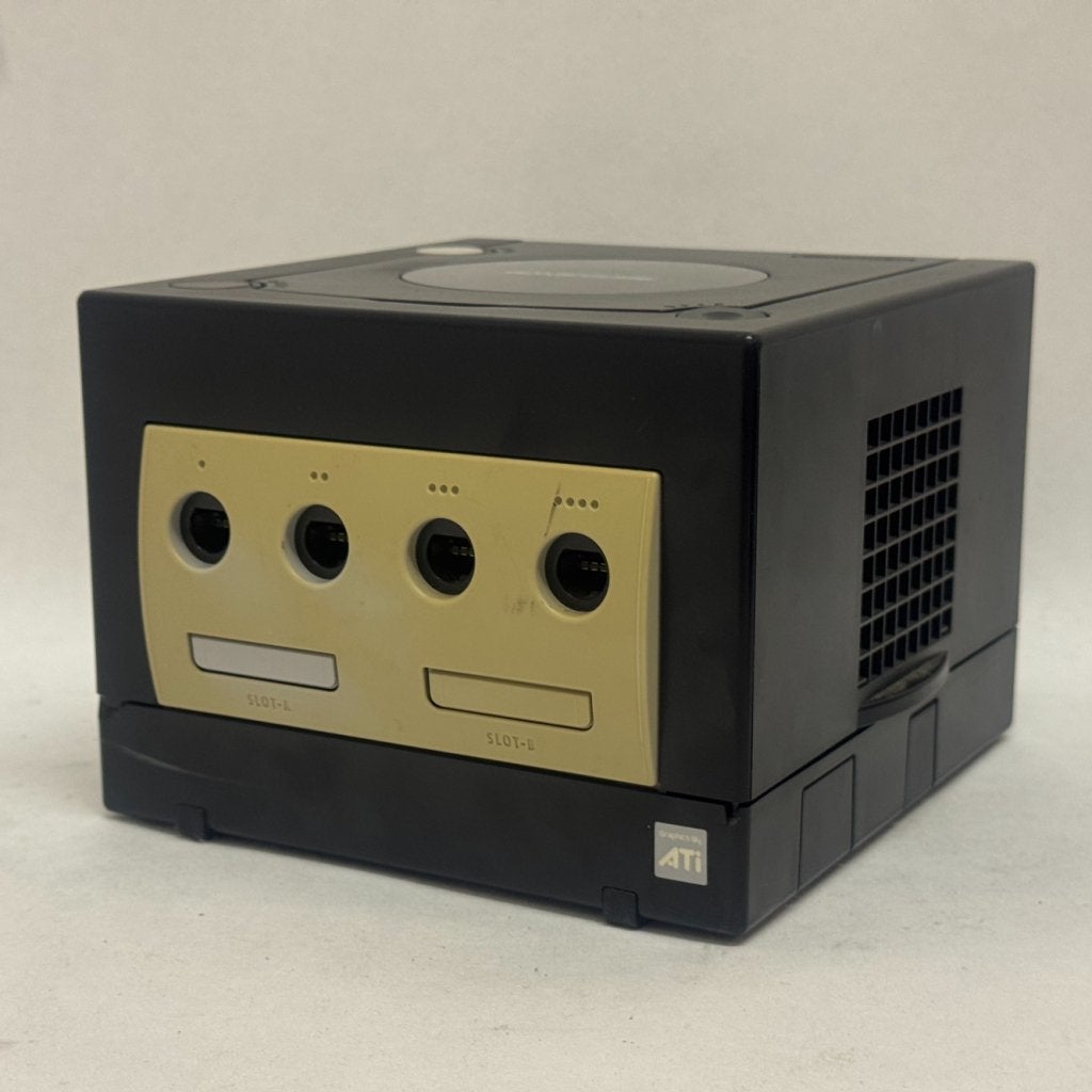 Nintendo GameCube Zwart + Controller (Zonder MemoryCard), Nintendo, Zo goed als nieuw, Support@nintendo.com, 11-1 Hokotate-cho, Kamitoba, Minami-ku
Kyoto 601-8501
Japan