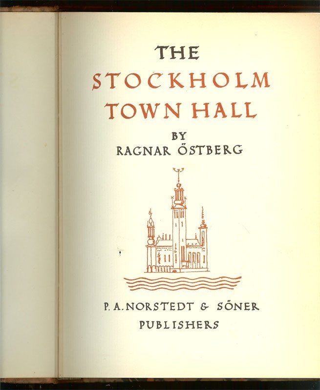 Ragnar Ostberg 1866 To 1945 Swedish Architect Who Designed, Ophalen of Verzenden, Gelezen, Architecten