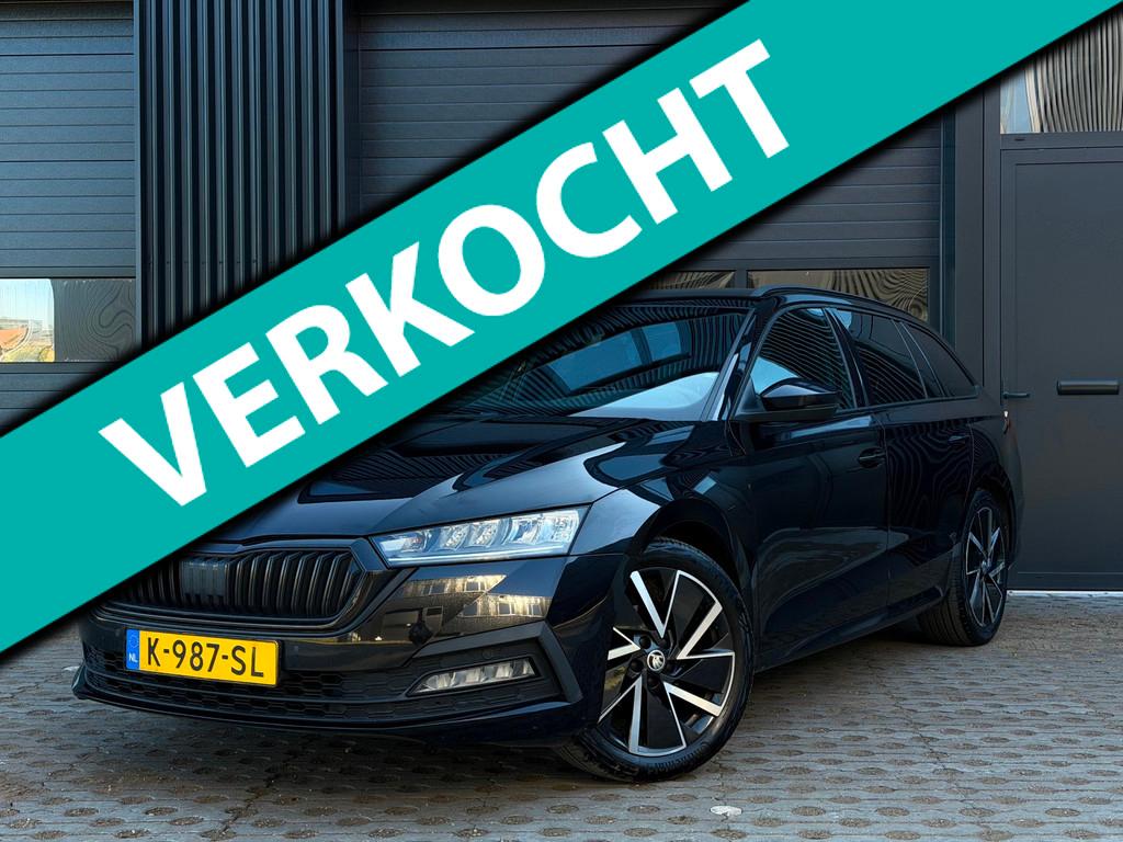 Skoda Octavia Combi 1.0 TSI Sport Business | Dealerondh, Auto's, Skoda, Stof, Gebruikt, Zwart, Origineel Nederlands