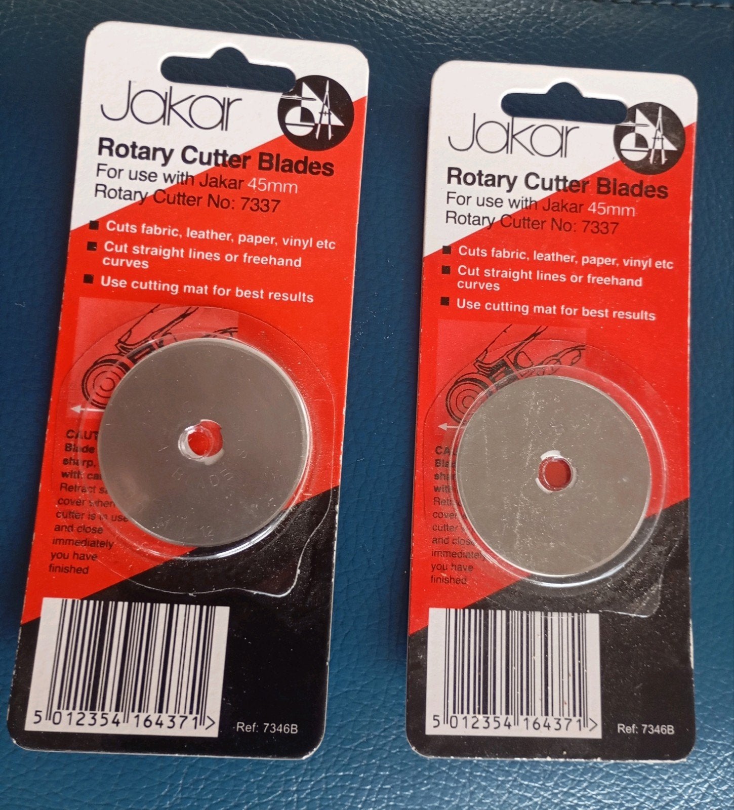 Jakar Rotary Cutter Blades 45mm - Nieuw, Geschikt voor snijden, Zilver, Overige thema's, Gereedschap of Toebehoren