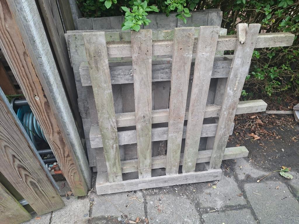 6 x pallet stookhout, Ophalen, Hout, Tuinhek
