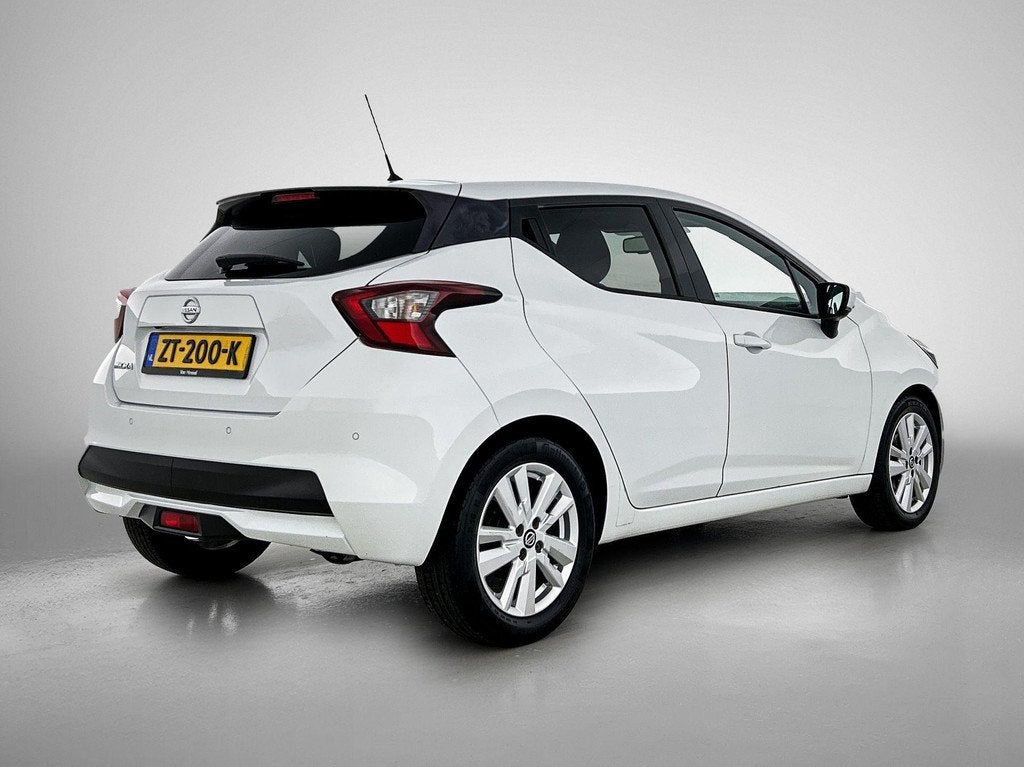 Nissan Micra 1.0 IG-T N-Connecta | NAVIGATIE | ACHTERUITRIJC, Auto's, Nissan, Voorwielaandrijving, 12 maanden, Euro 6, Wit