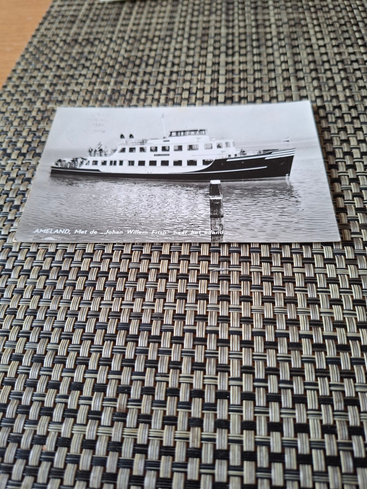 MS Johan Willem Friso Ameland, Ophalen of Verzenden, 1940 tot 1960, Gelopen, Waddeneilanden