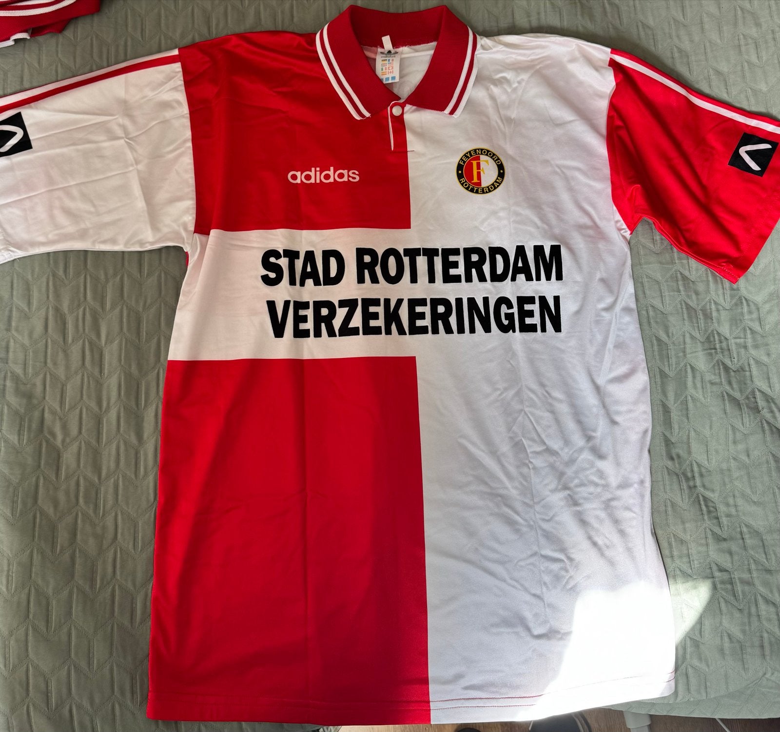 Matchworn Vintage Feyenoord shirt 1994-1995 Adidas, Ophalen of Verzenden, Zo goed als nieuw, Feyenoord, Shirt