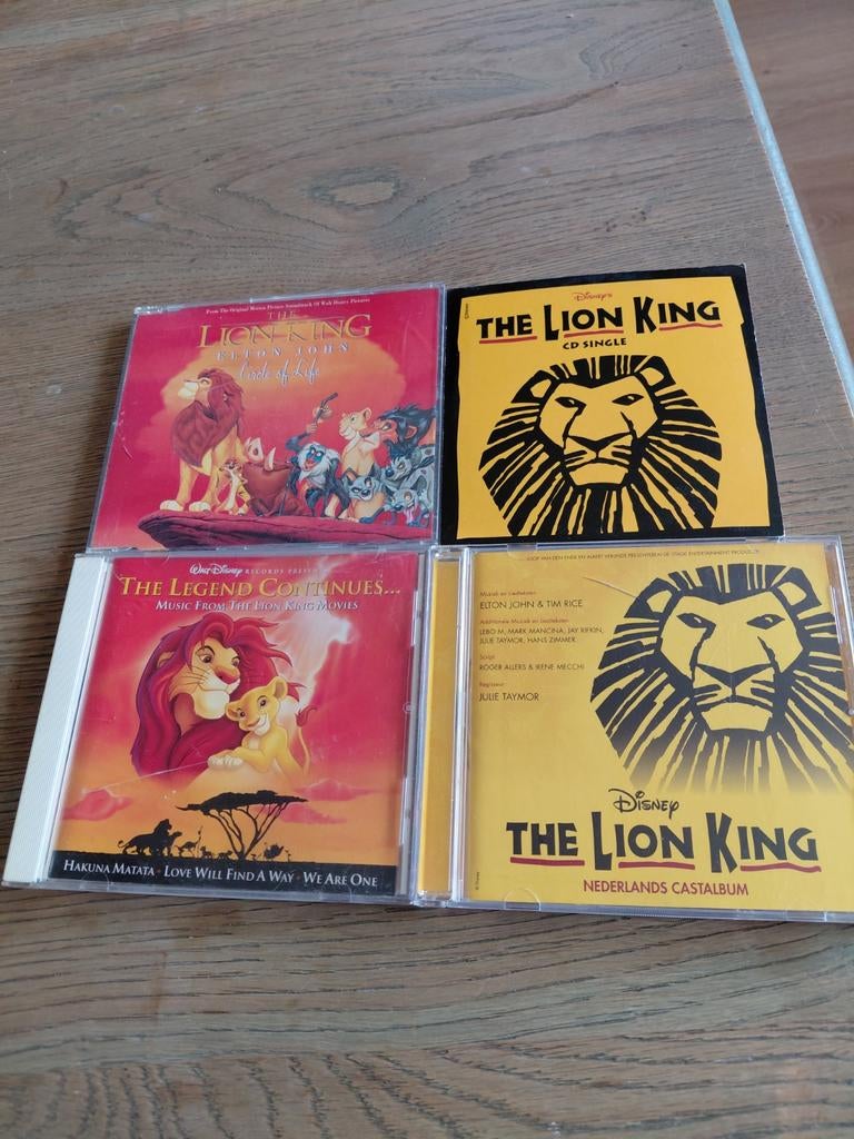 Disney The Lion king cd collectie. De Leeuwenkoning., Cd's en Dvd's, Cd's | Filmmuziek en Soundtracks, Ophalen of Verzenden, Zo goed als nieuw