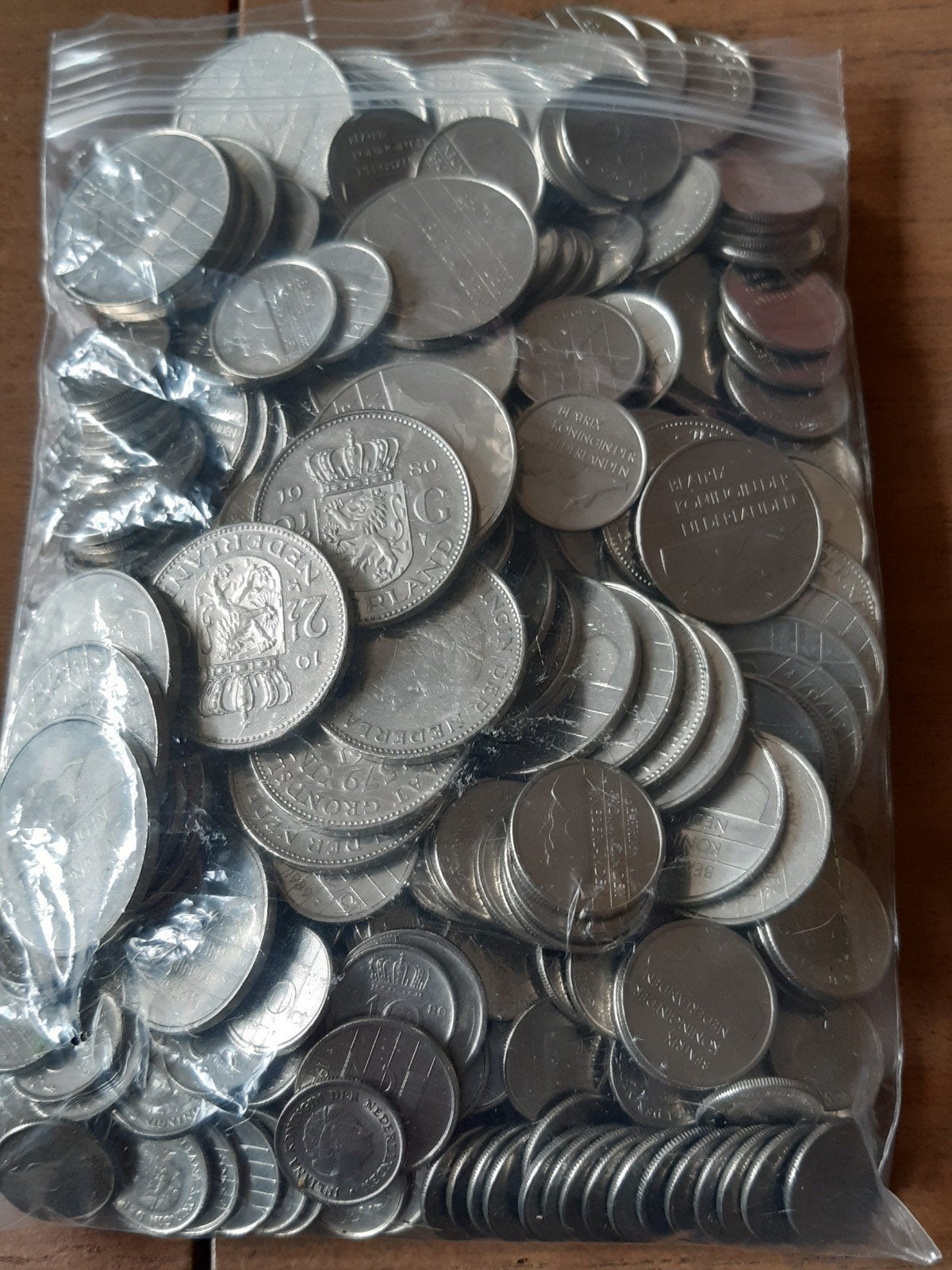 Kilo nikkel Zie omschrijving  kk  f.22.10, Ophalen, Koningin Juliana, 10 cent