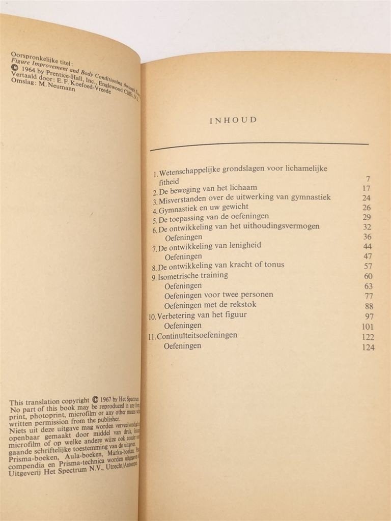 Figuurverbetering, Conditie... — Vintage Fitnessboek 1967, Ophalen of Verzenden, Gelezen, Watersport en Hengelsport