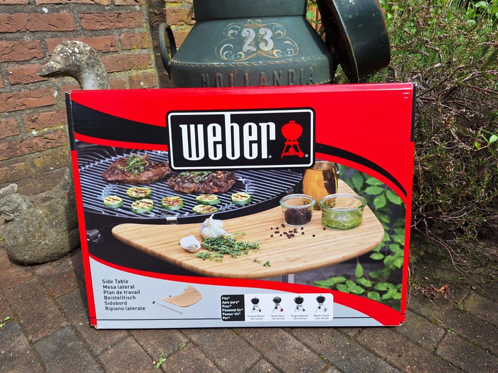 Weber zijtafel, Verzenden, Zo goed als nieuw