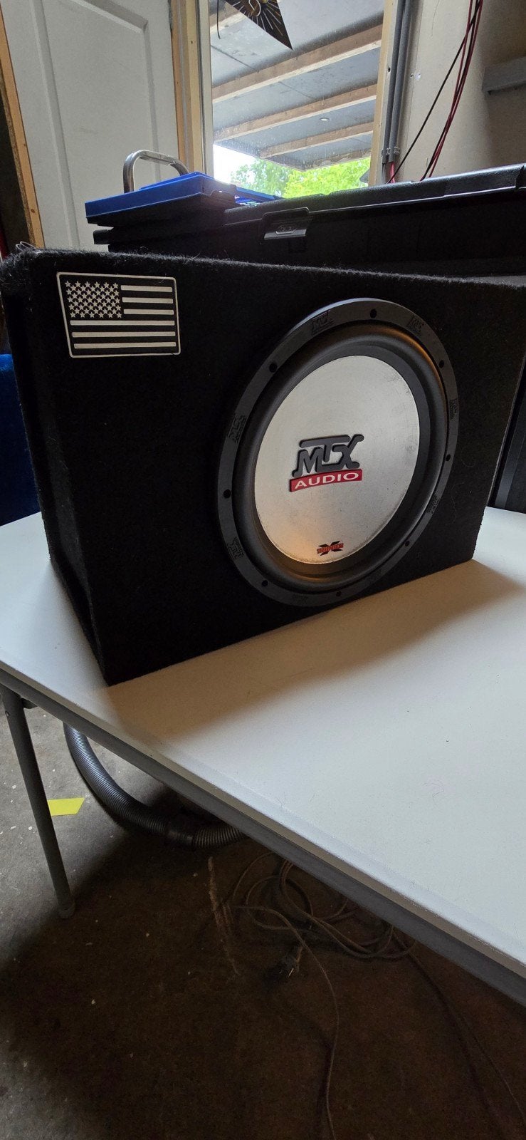 MTX Audio Subwoofer in behuizing, Auto diversen, Ophalen, Gebruikt