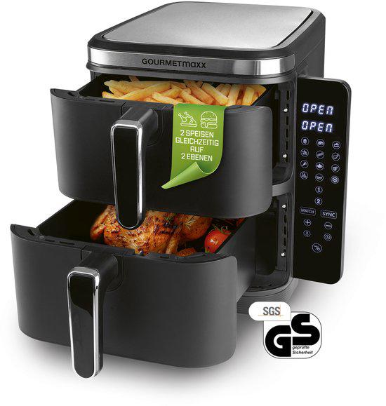 maxx FryUp Vertical Double Air Fryer | vertical (nieuw), Ophalen, Nieuw, Airfryer XXL, 1500 gram of meer
