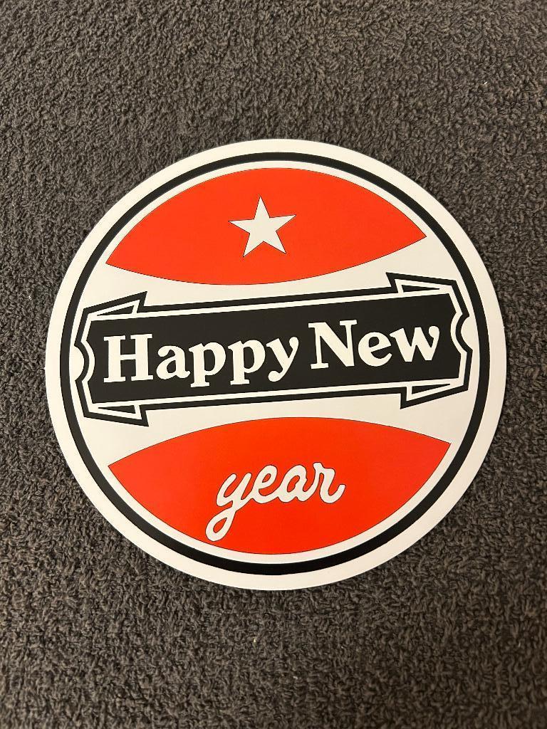 Heineken kaart ‘happy new year’, Ophalen, Nieuw, Reclamebord, Plaat of Schild, Heineken