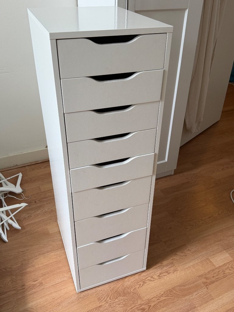 IKEA Alex kast hoog, Huis en Inrichting, Ophalen, Minder dan 50 cm, Gebruikt, 5 laden of meer