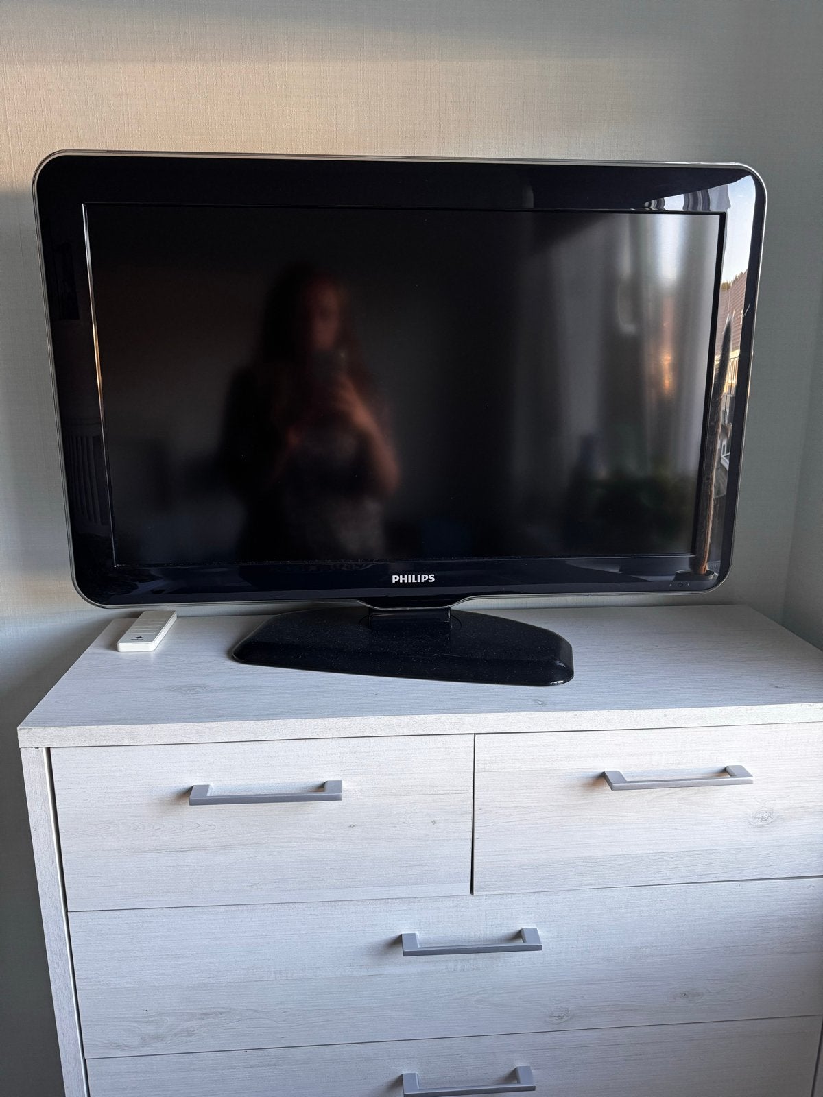 Philips 32PFL7605H/12 LCD TV met afstandsbediening, Ophalen, Philips, Gebruikt, LCD