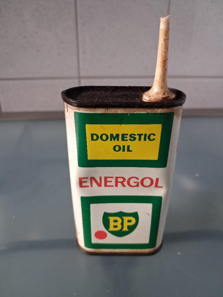 Oud BP oliespuitje, Verzamelen, Ophalen of Verzenden, Gebruikt, Overige
