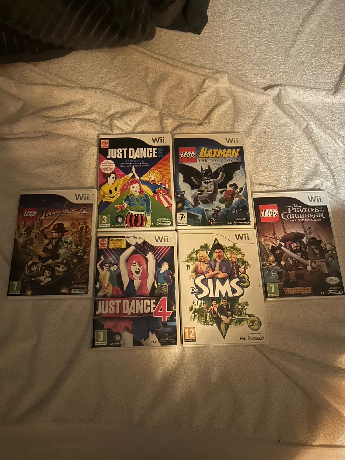 Wii games, Spelcomputers en Games, Gebruikt, Verzenden, Overige genres, 3 spelers of meer
