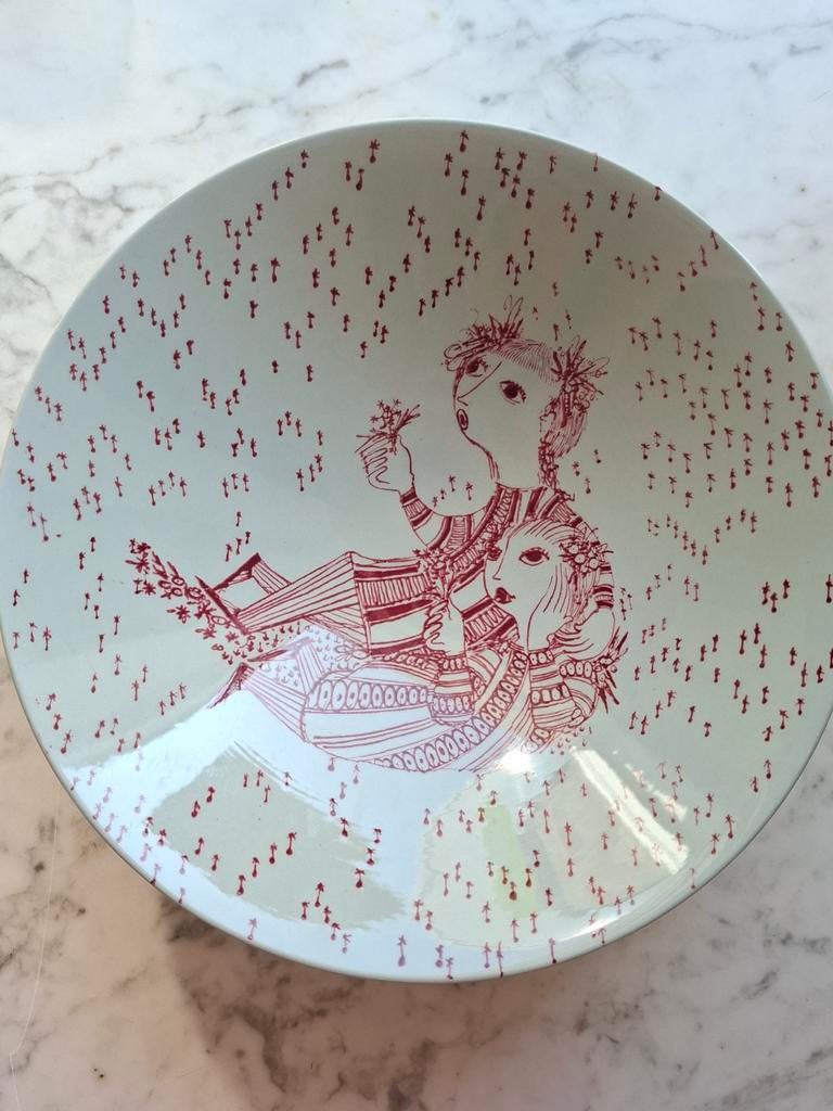 Vintage Deens design schaal Bjørn Wiinblad voor Nymølle, Verzenden