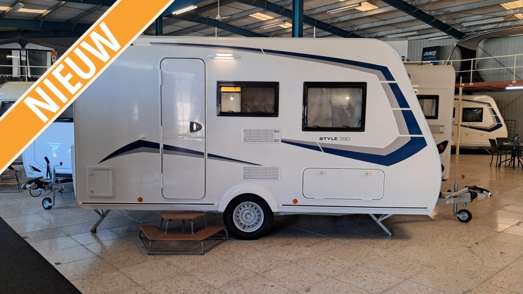 Caravelair Alba Style 390, Bedrijf, Treinzit, 750 - 1000 kg, 4 tot 5 meter