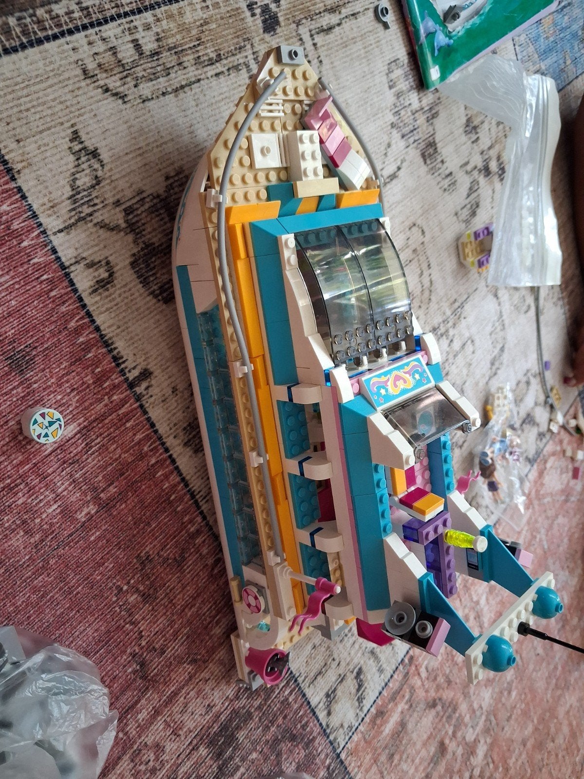 Lego Friends boot (41015) en veel extra Lego, Ophalen of Verzenden, Gebruikt