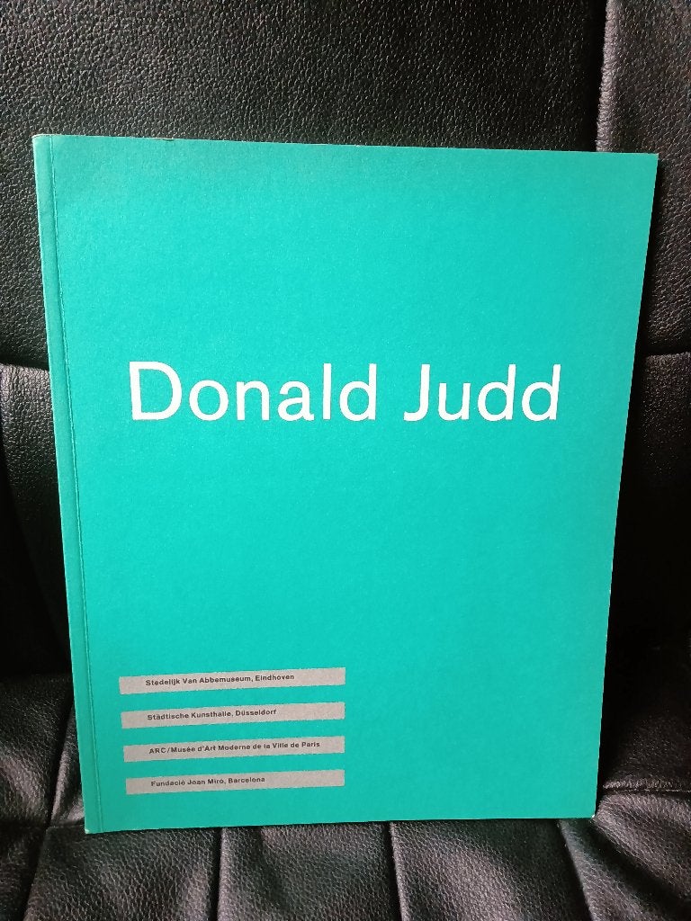Donald Judd (catalogus), Boeken, Catalogussen en Folders, Ophalen of Verzenden, Zo goed als nieuw, Catalogus