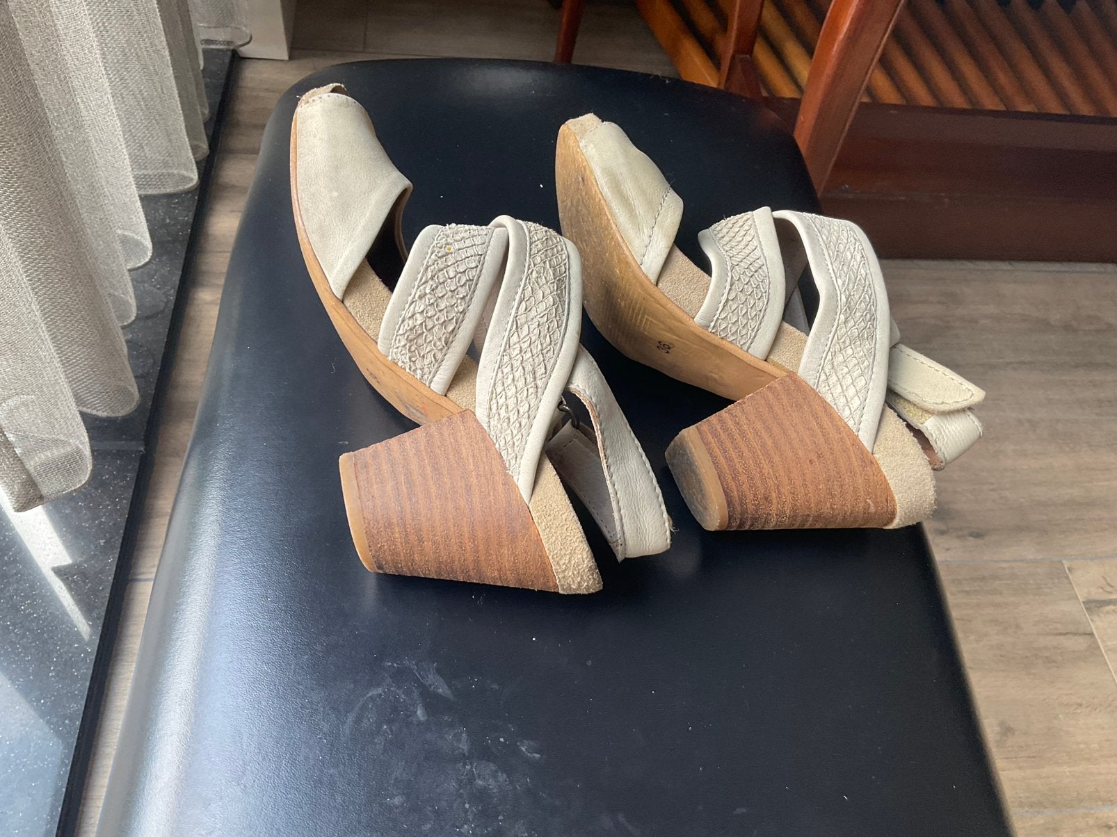 Via Vai zomerschoenen, sandalen, maat 36, leer, Kleding | Dames, Schoenen, Ophalen of Verzenden, Zo goed als nieuw, Sandalen of Muiltjes