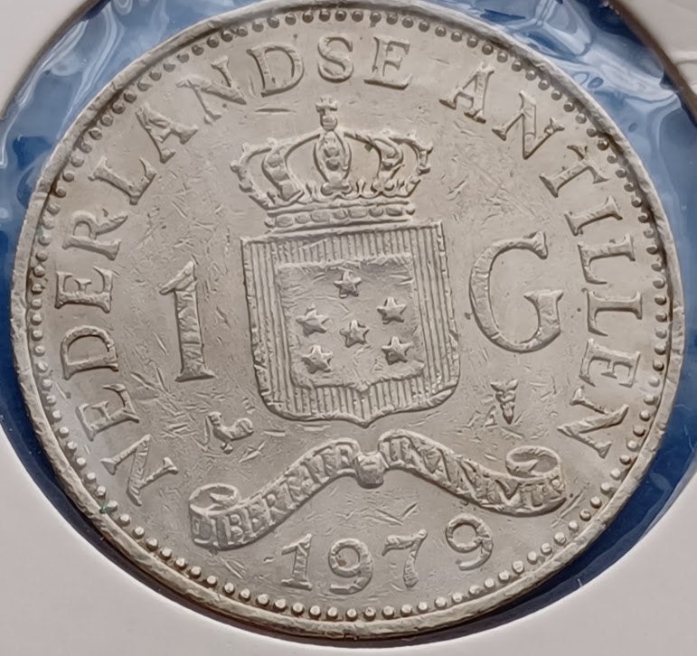1 Gulden 1979 Nederlandse Antillen - Juliana, Postzegels en Munten, Munten | Nederland, Ophalen of Verzenden, Koningin Juliana