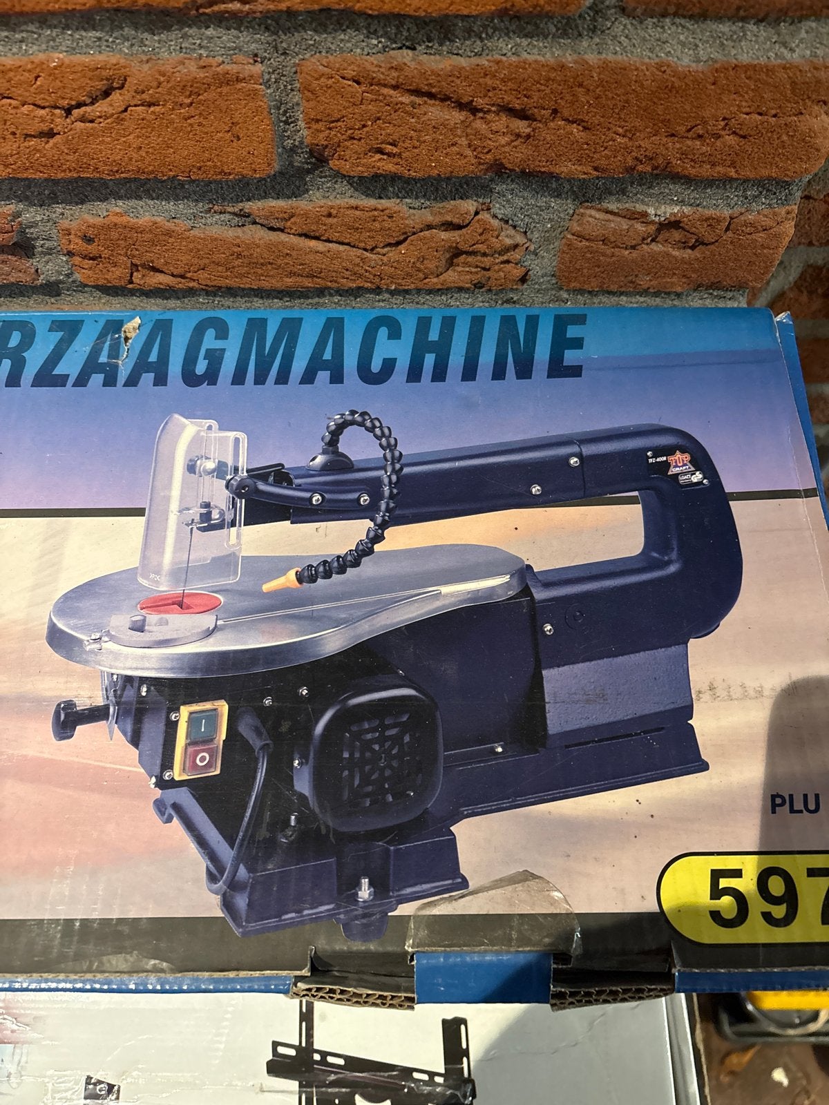 Top Craft TFZ-400R Figuurzaagmachine - 90 Watt, Doe-het-zelf en Verbouw, Minder dan 30 mm, Ophalen of Verzenden, Zo goed als nieuw