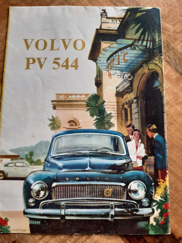 Volvo 544   pv katterug, Ophalen of Verzenden, Gelezen, Volvo