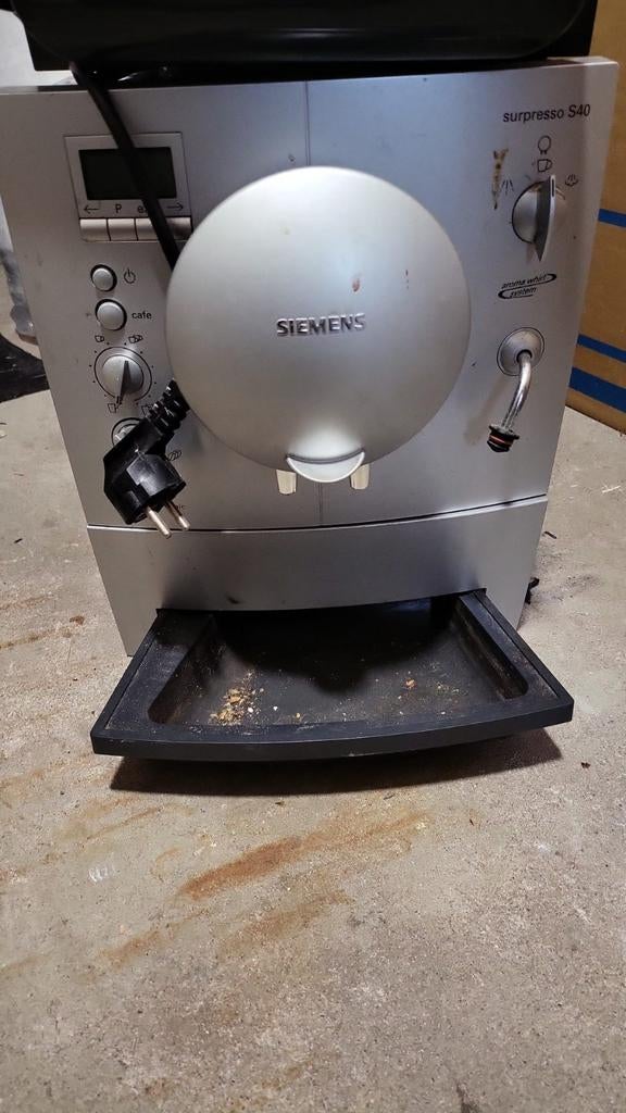 Siemens S20 S40 koffiemachine onderdelen - heeft beurt nodig, Ophalen of Verzenden, Niet werkend, Koffiemachine, Koffiebonen
