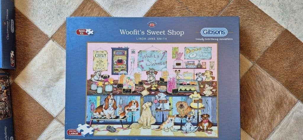 Verschillende puzzels XL; 500 grotere stukjes, Verzenden, 500 t/m 1500 stukjes, Zo goed als nieuw, Legpuzzel