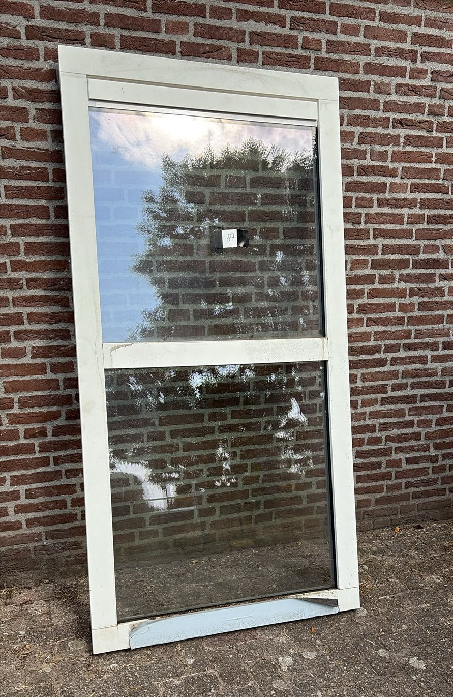 (87). Nieuw kunststof vast raamkozijn incl glas, Kunststof, Raamkozijn, Nieuw, 150 tot 225 cm