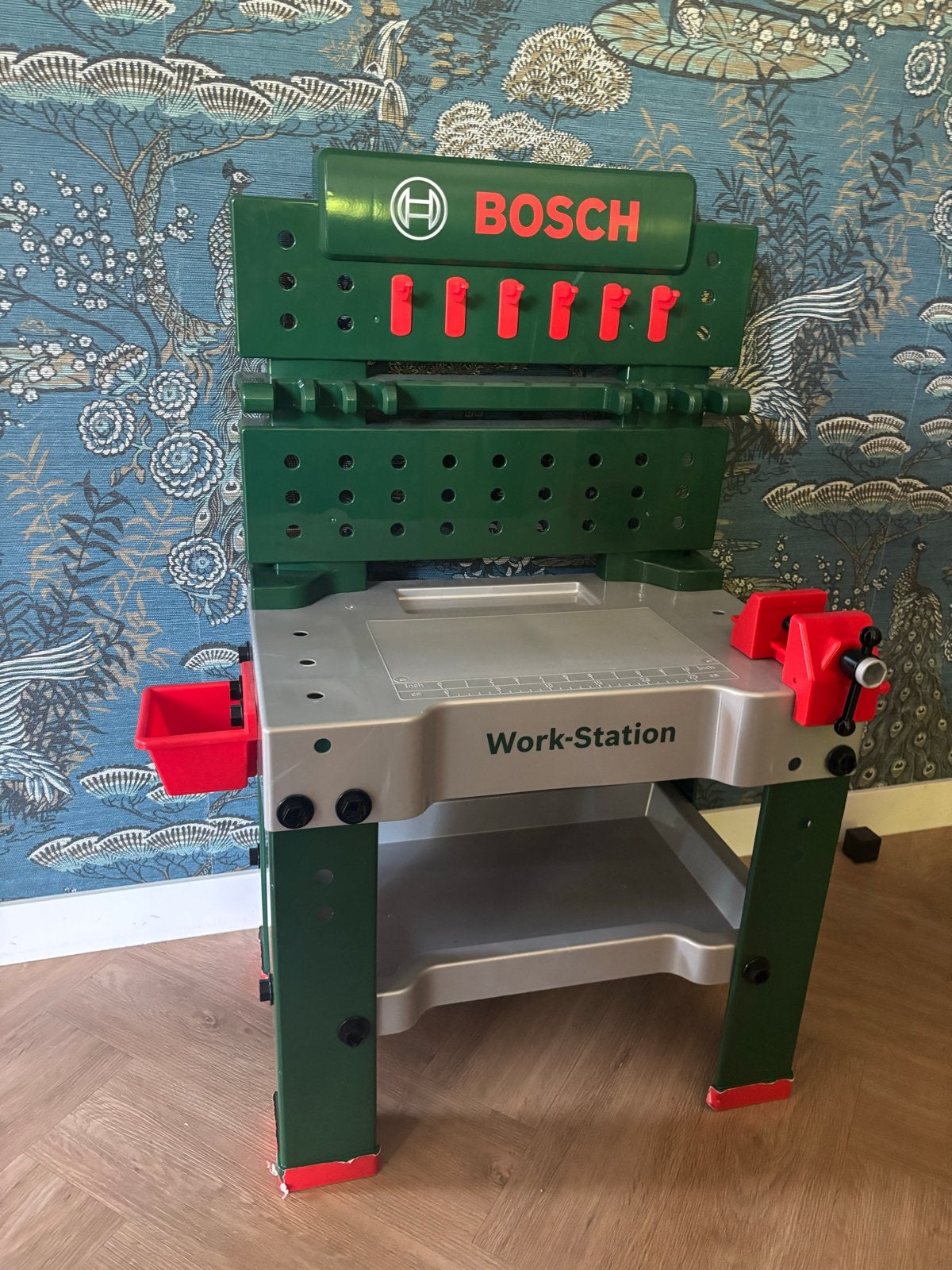 Bosch Work-Station met gereedschap en accessoires, Kinderen en Baby's, Ophalen, Gebruikt, Bouwen