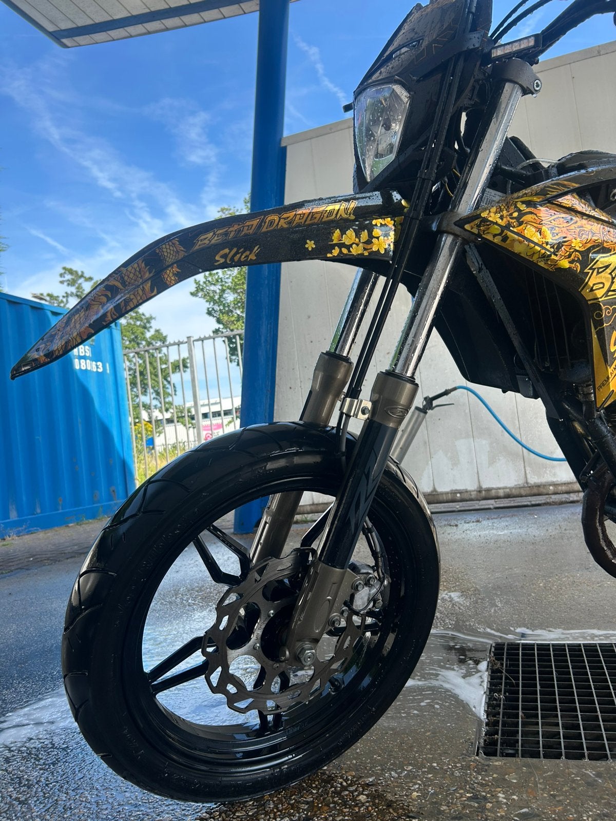 Voorvork beta rr 50 special edition met stickers!, Ophalen, Gebruikt, Frame