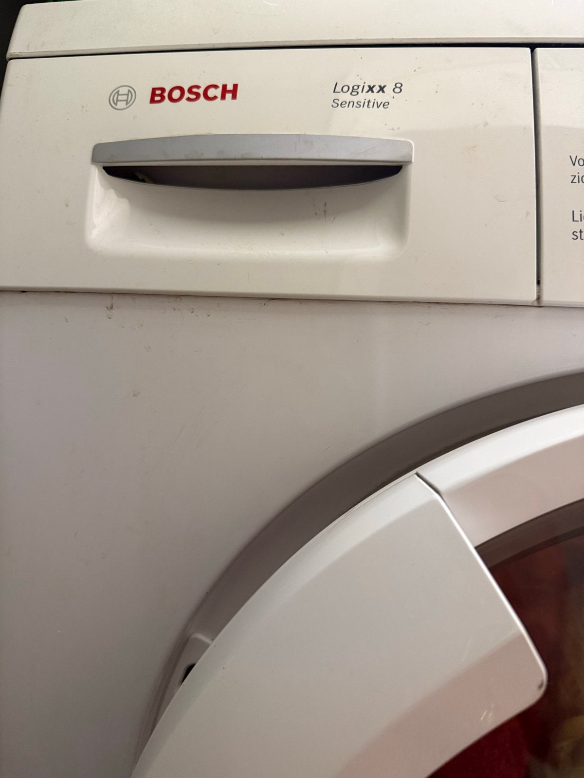 Bosch Logixx 8 Sensitive droger (na 27-7 pas beschikbaar), Ophalen, Gebruikt, 8 tot 10 kg, Voorlader