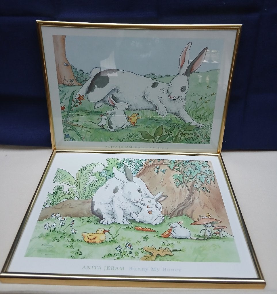 Prenten 2 stuks, Minder dan 50 cm, Ophalen of Verzenden, 5 – 50, Print