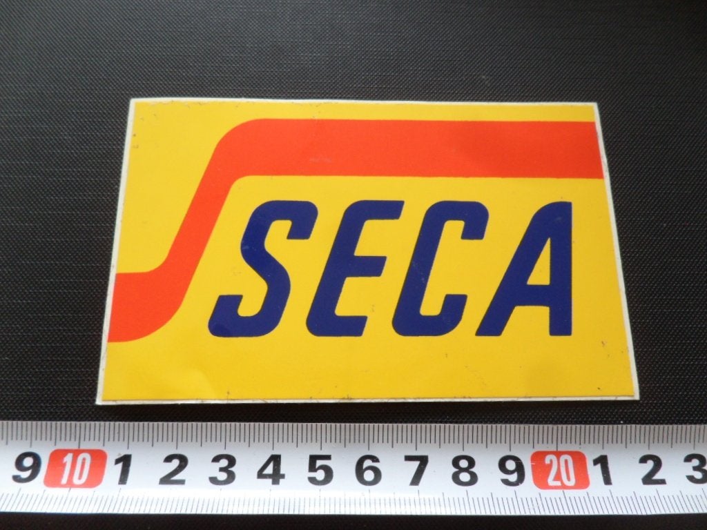 sticker  SECA, Ophalen, Zo goed als nieuw