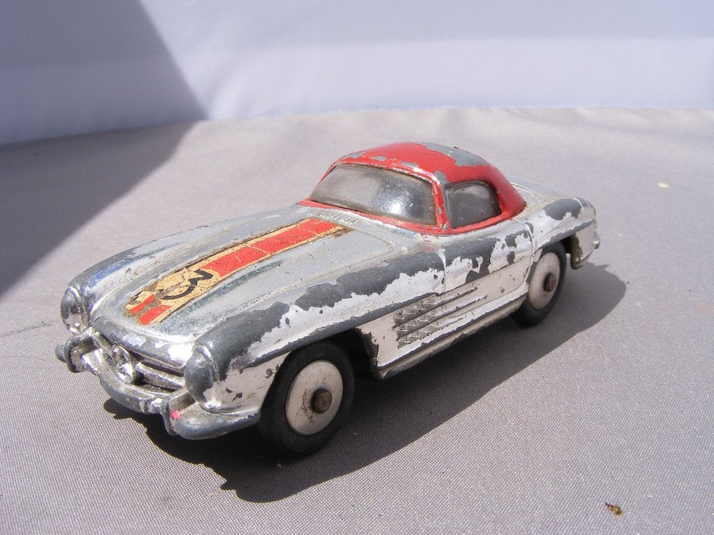 Mercedes Benz 300SL roadster Corgi Toys 304, Ophalen of Verzenden, Gebruikt, Auto, Corgi