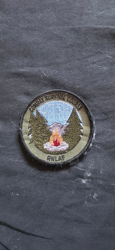RNLAF Combat Survival Course patch, Verzamelen, Ophalen of Verzenden, Luchtmacht, Nederland, Embleem of Badge