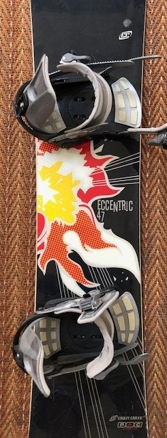 Crazy Creek Eccentric 47 All Terrain snowboard, Sport en Fitness, Snowboarden, Ophalen, Gebruikt, Board